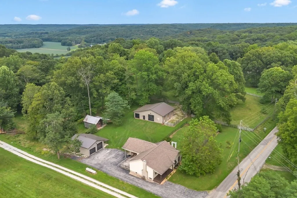 Homes on wooded lots north of Bloomington